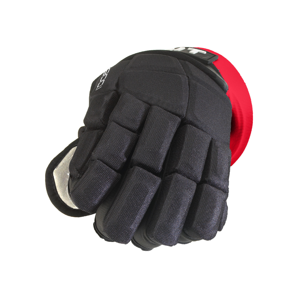 Grit Python G900.1 - Gant de hockey senior (noir/rouge)